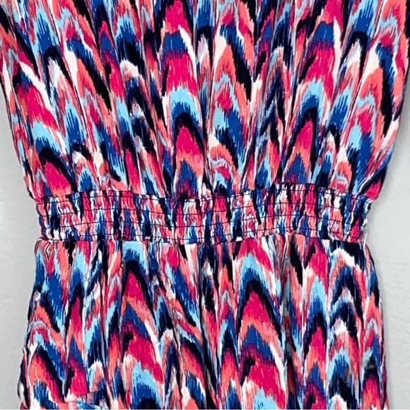 JUSTICE Girls Cold Shoulder Multi Colored Layered Ruffled Dress size 10 - Picture 6 of 16